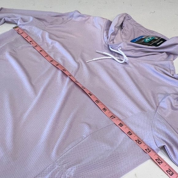 Columbia Omni-Wick Pale Lilac Cowl Neck Long Sleeve Activewear Shirt XXL NWT - Picture 8 of 11